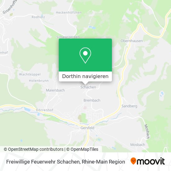 Freiwillige Feuerwehr Schachen Karte