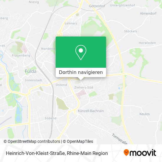 Heinrich-Von-Kleist-Straße Karte