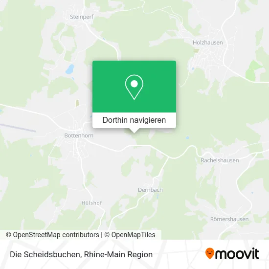 Die Scheidsbuchen Karte