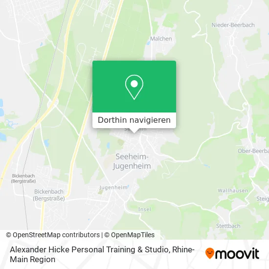 Alexander Hicke Personal Training & Studio Karte