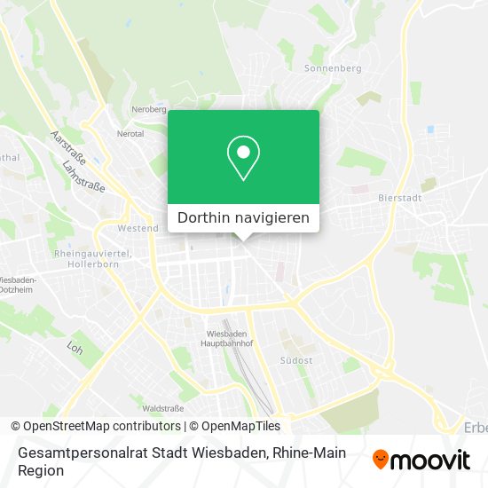 Gesamtpersonalrat Stadt Wiesbaden Karte