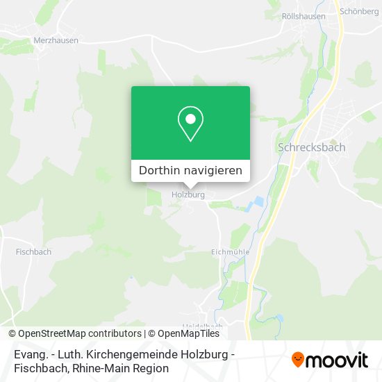 Evang. - Luth. Kirchengemeinde Holzburg - Fischbach Karte