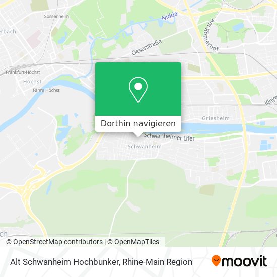 Alt Schwanheim Hochbunker Karte