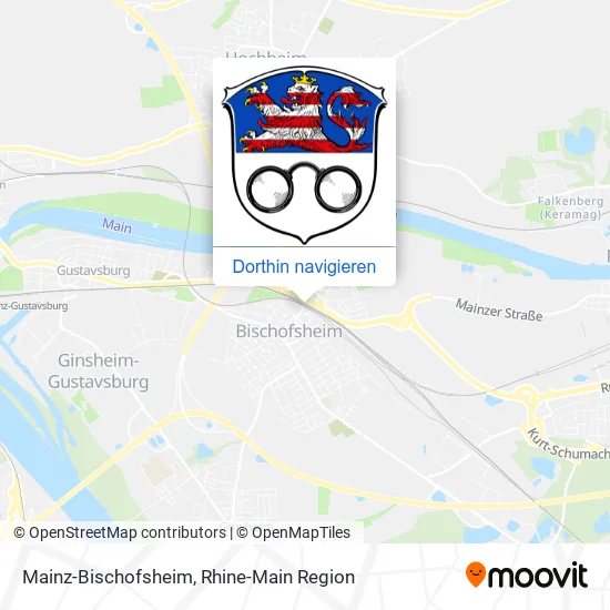 Mainz-Bischofsheim Karte