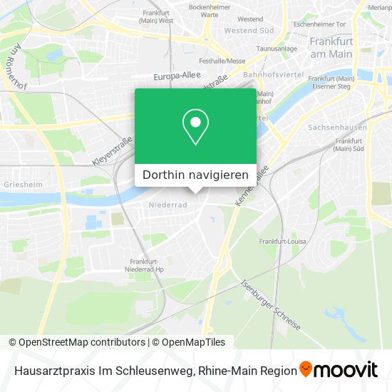 Hausarztpraxis Im Schleusenweg Karte