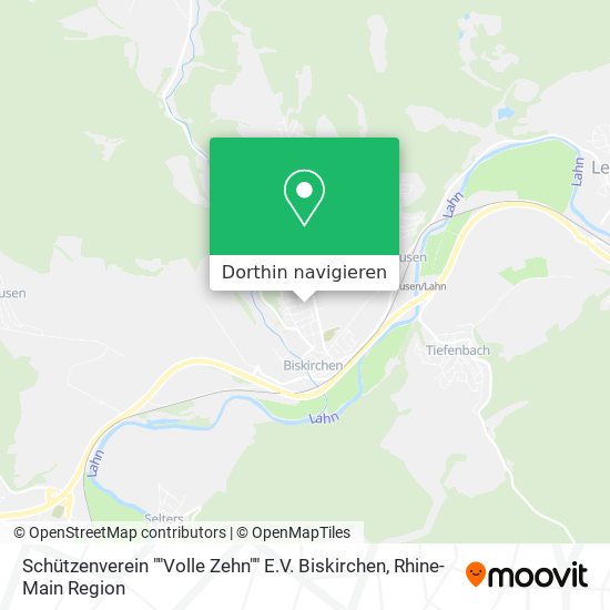 Schützenverein ""Volle Zehn"" E.V. Biskirchen Karte