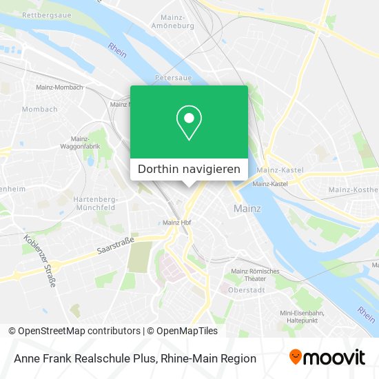 Anne Frank Realschule Plus Karte