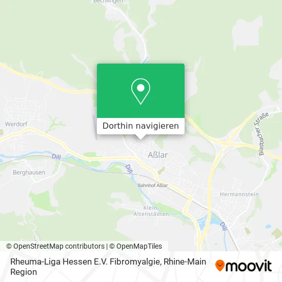 Rheuma-Liga Hessen E.V. Fibromyalgie Karte