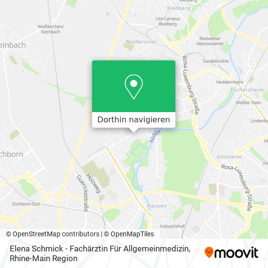 Elena Schmick - Fachärztin Für Allgemeinmedizin Karte