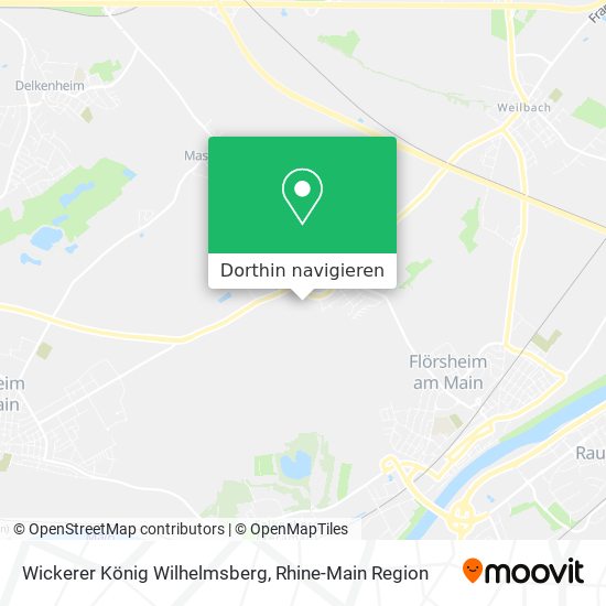 Wickerer König Wilhelmsberg Karte