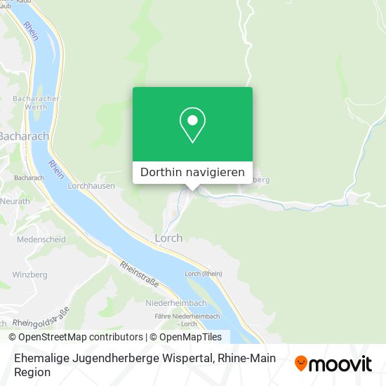 Ehemalige Jugendherberge Wispertal Karte