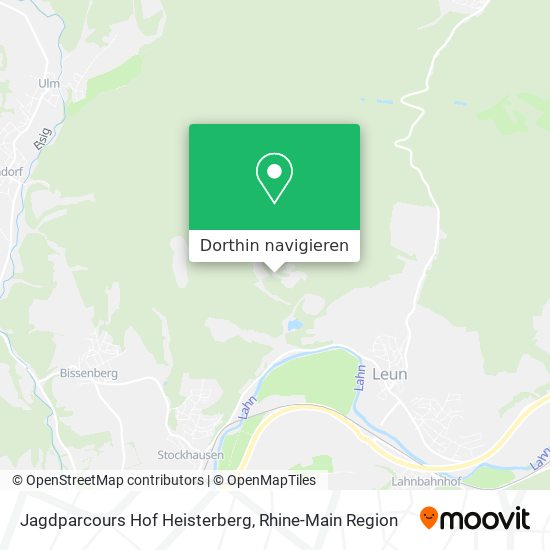 Jagdparcours Hof Heisterberg Karte