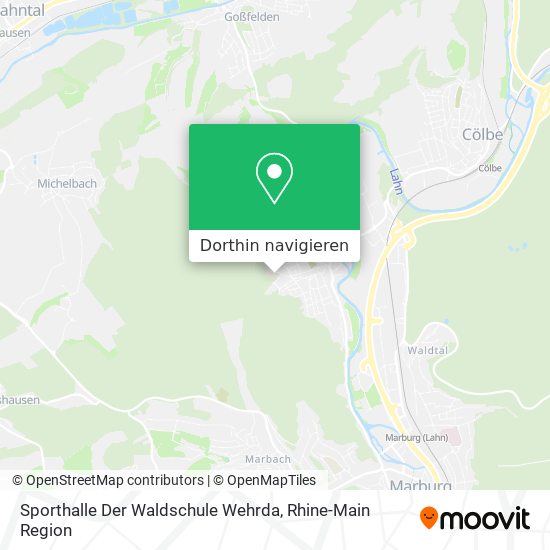 Sporthalle Der Waldschule Wehrda Karte