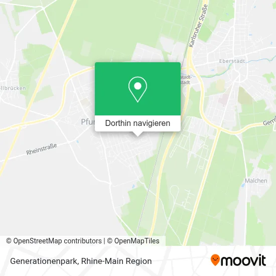 Generationenpark Karte