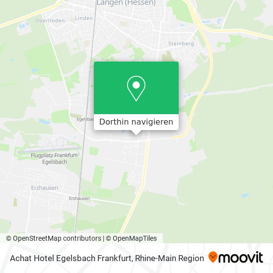 Achat Hotel Egelsbach Frankfurt Karte