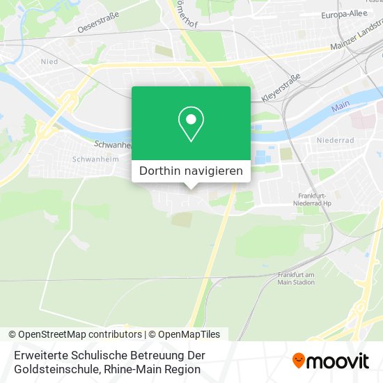 Erweiterte Schulische Betreuung Der Goldsteinschule Karte