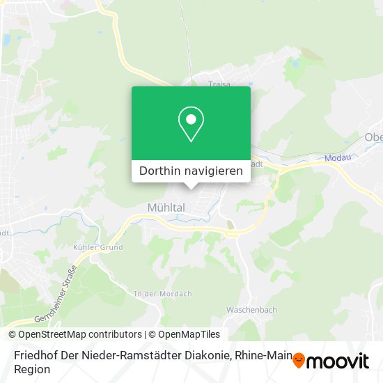 Friedhof Der Nieder-Ramstädter Diakonie Karte