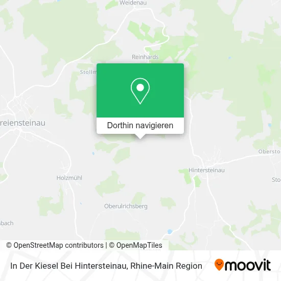 In Der Kiesel Bei Hintersteinau Karte