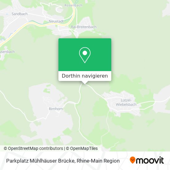 Parkplatz Mühlhäuser Brücke Karte