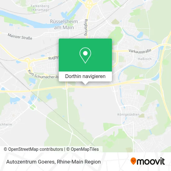 Autozentrum Goeres Karte