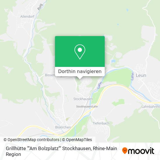 Grillhütte ""Am Bolzplatz"" Stockhausen Karte