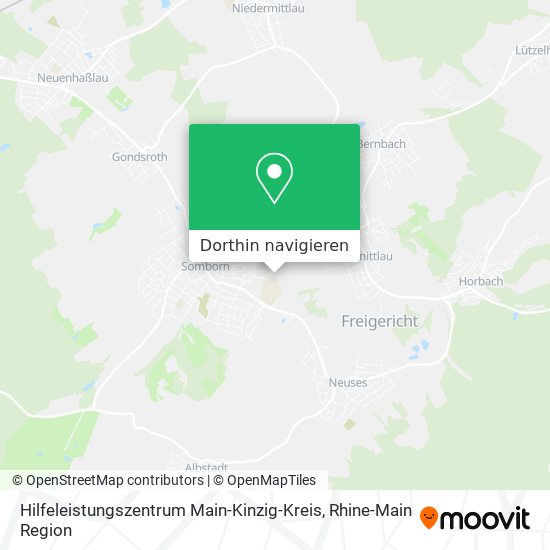 Hilfeleistungszentrum Main-Kinzig-Kreis Karte