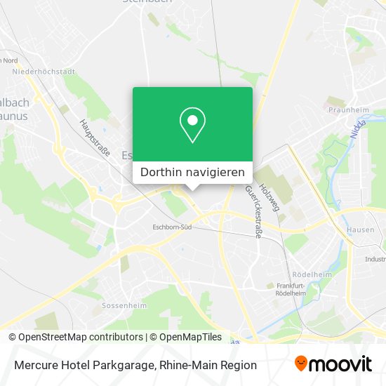 Mercure Hotel Parkgarage Karte