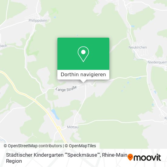 Städtischer Kindergarten ""Speckmäuse"" Karte