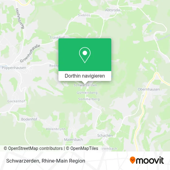 Schwarzerden Karte
