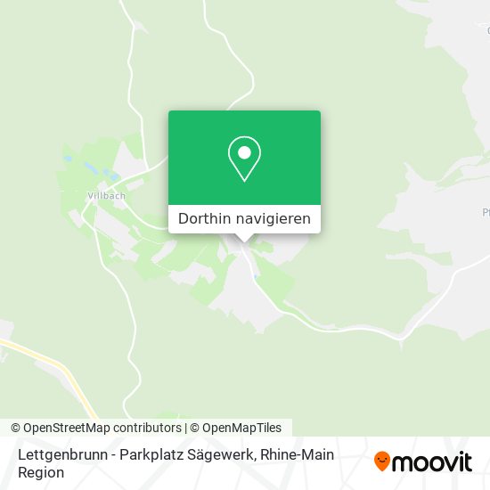 Lettgenbrunn - Parkplatz Sägewerk Karte