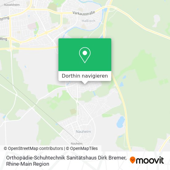 Orthopädie-Schuhtechnik Sanitätshaus Dirk Bremer Karte