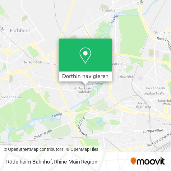 Rödelheim Bahnhof Karte