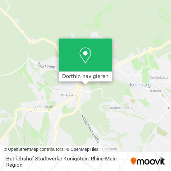 Betriebshof Stadtwerke Königstein Karte