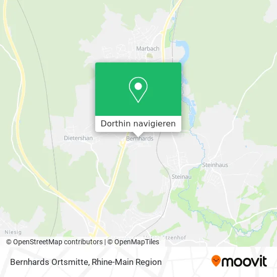 Bernhards Ortsmitte Karte