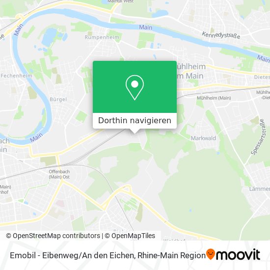 Emobil - Eibenweg / An den Eichen Karte