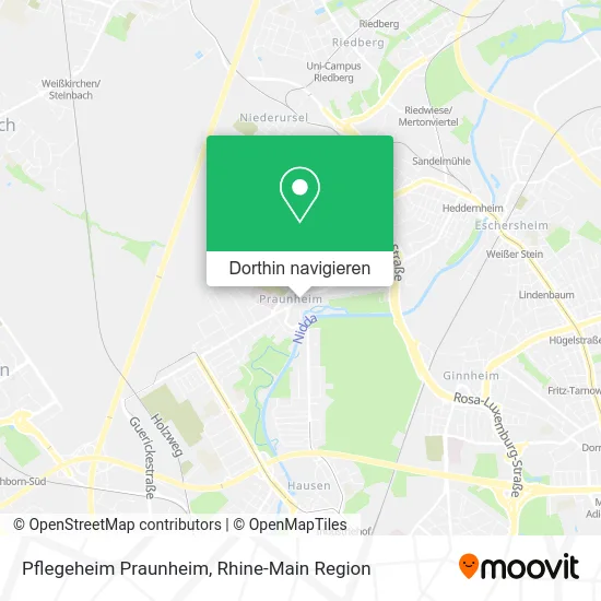 Pflegeheim Praunheim Karte