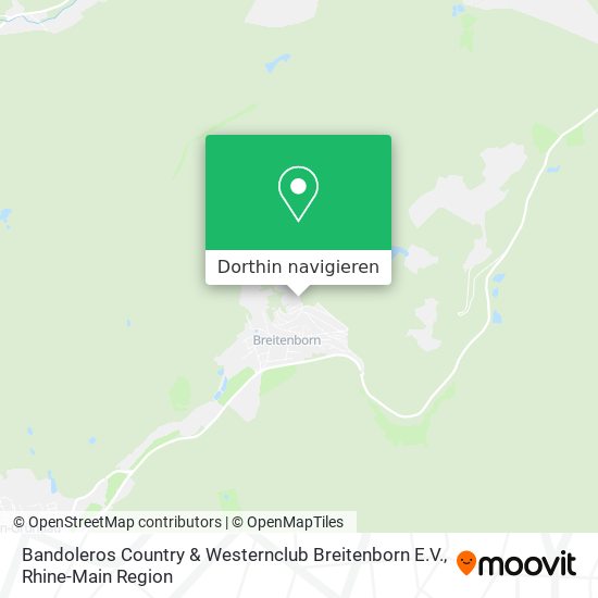 Bandoleros Country & Westernclub Breitenborn E.V. Karte