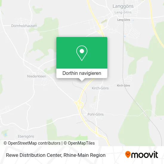 Rewe Distribution Center Karte