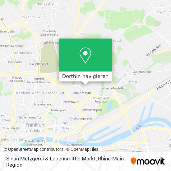 Sinan Metzgerei & Lebensmittel Markt Karte