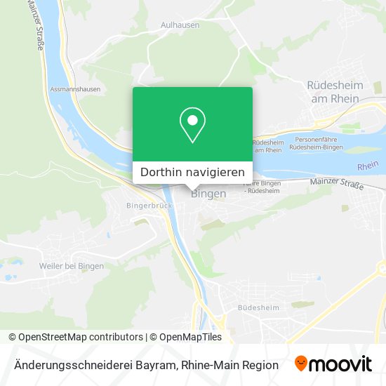 Änderungsschneiderei Bayram Karte