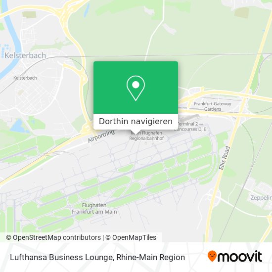 Lufthansa Business Lounge Karte