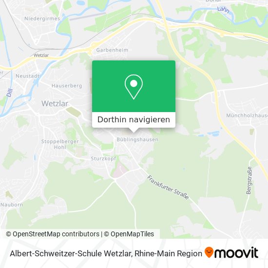 Albert-Schweitzer-Schule Wetzlar Karte