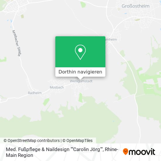 Med. Fußpflege & Naildesign ""Carolin Jörg"" Karte