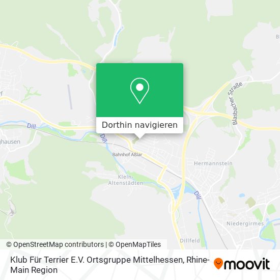 Klub Für Terrier E.V. Ortsgruppe Mittelhessen Karte