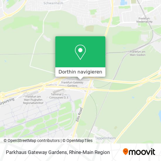 Parkhaus Gateway Gardens Karte