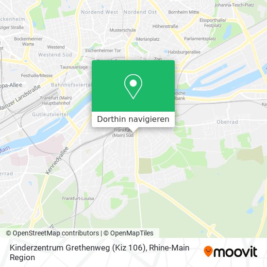 Kinderzentrum Grethenweg (Kiz 106) Karte