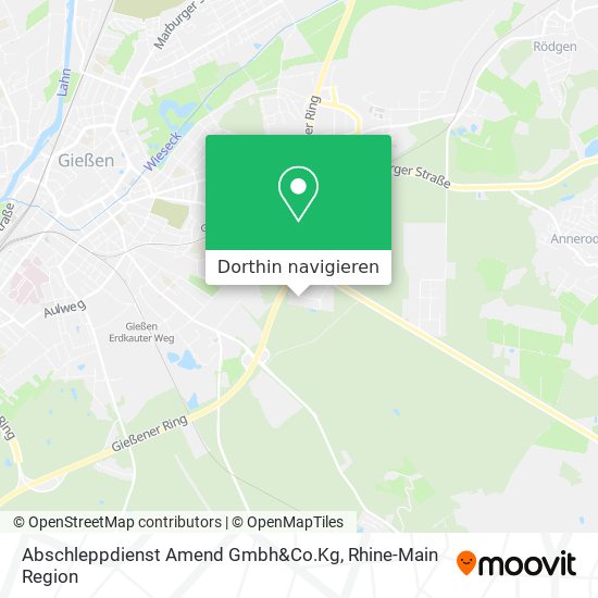 Abschleppdienst Amend Gmbh&Co.Kg Karte
