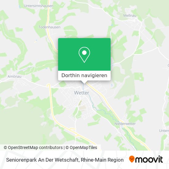Seniorenpark An Der Wetschaft Karte