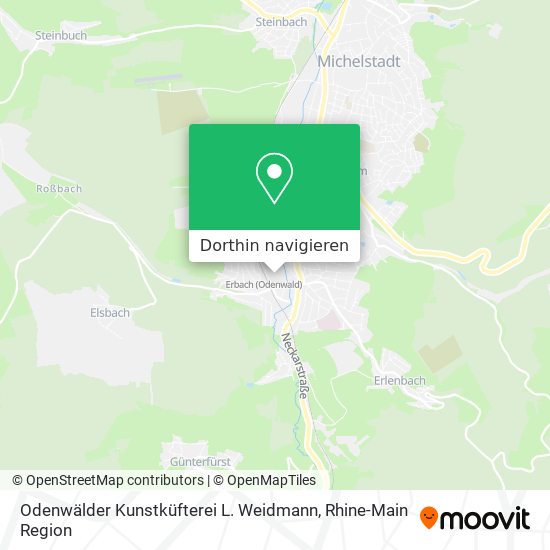Odenwälder Kunstküfterei L. Weidmann Karte