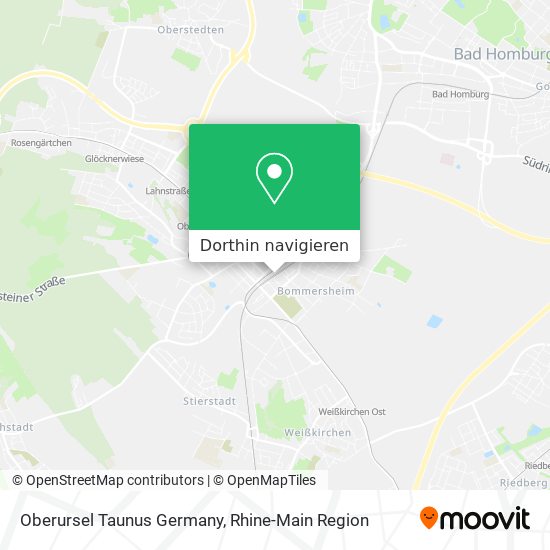 Oberursel Taunus Germany Karte